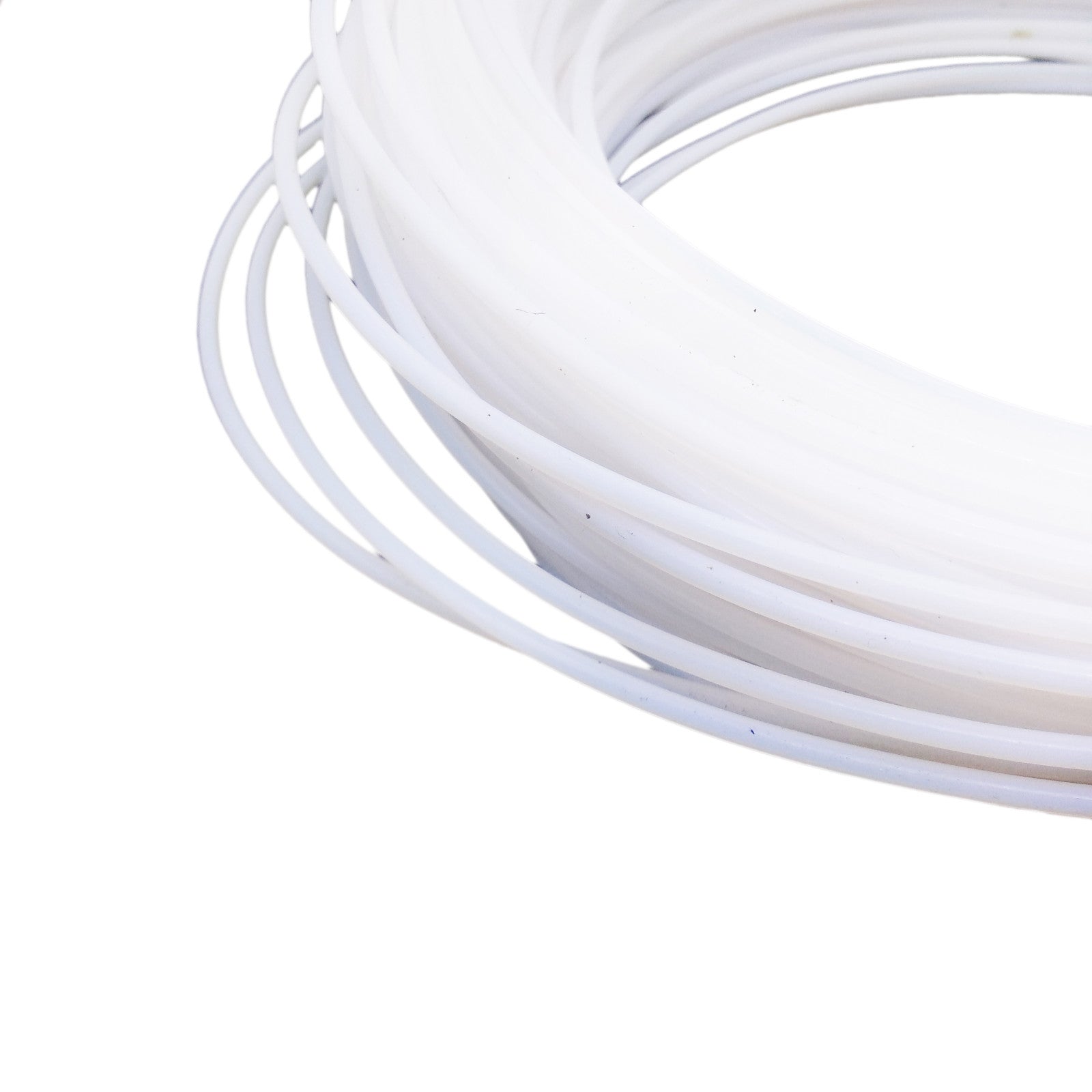 6M 20 Feet Long OD 3mm ID 2mm Polytetrafluoroethylene PTFE Tubing Tube Pipe Hose