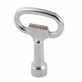 Silver Tone Metal 8mm Square Shape Socket Spanner Key for Panel Lock