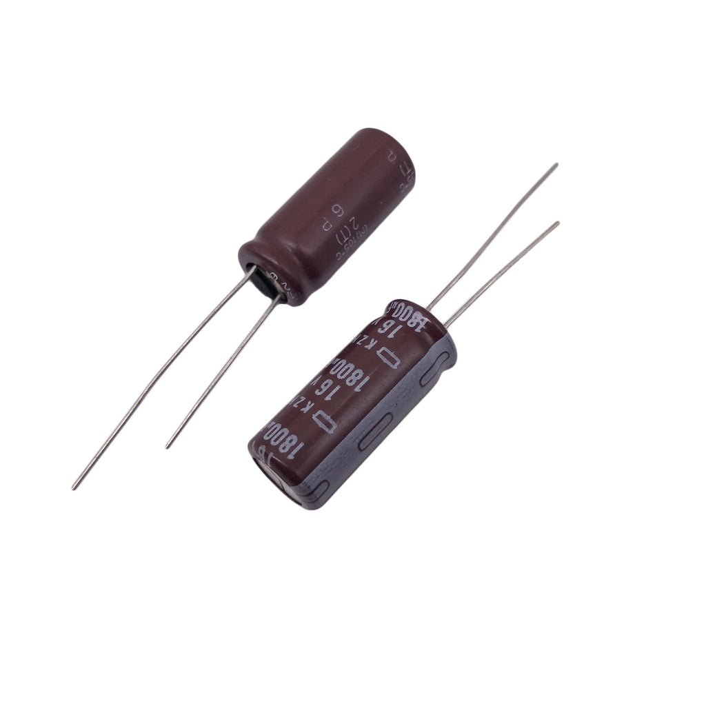 US Stock 10pcs Electrolytic Capacitors 1800uF 1800mfd 16V +105℃ Radial 10 x 24mm