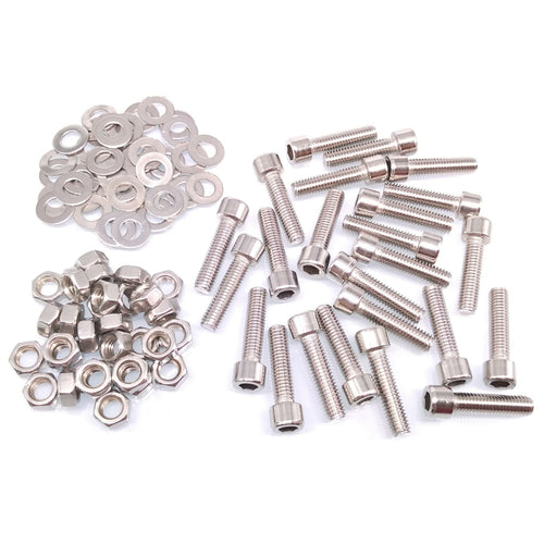 200x M5 x 20mm Socket Head Cap Screws Stainless Steel Allen Socket Nuts Washers