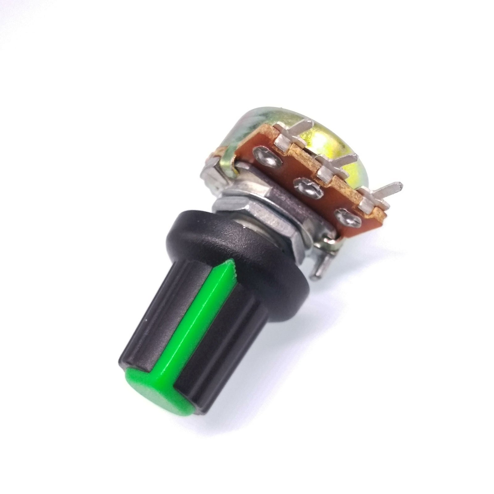 US Stock 10Units 100K B100K OHM Linear Taper Rotary Potentiometer POT Green Knob