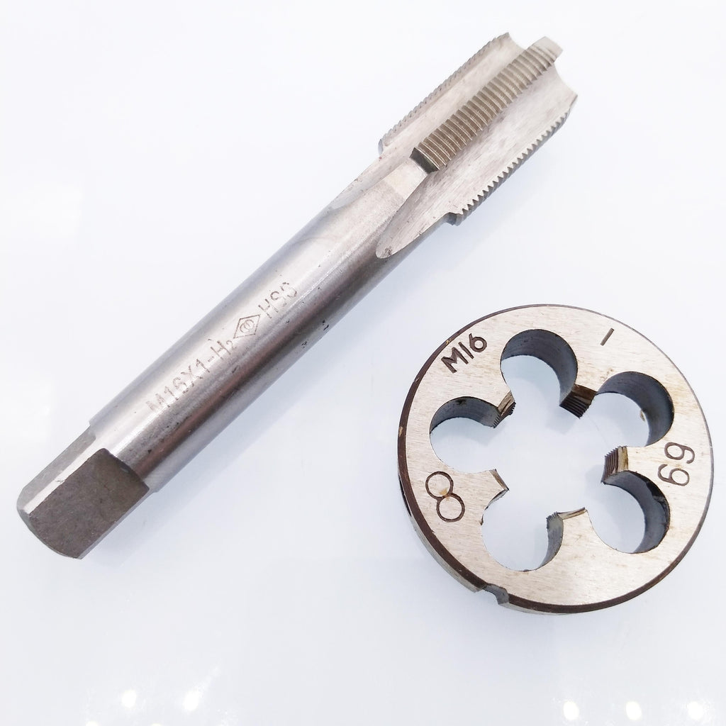 AU Stock HSS M16 x 1mm Tap & M16 x 1.0mm Die Metric Thread Right Hand