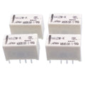 4pcs NA12W-K DPDT Miniature Relay 12VDC For Signal Switching