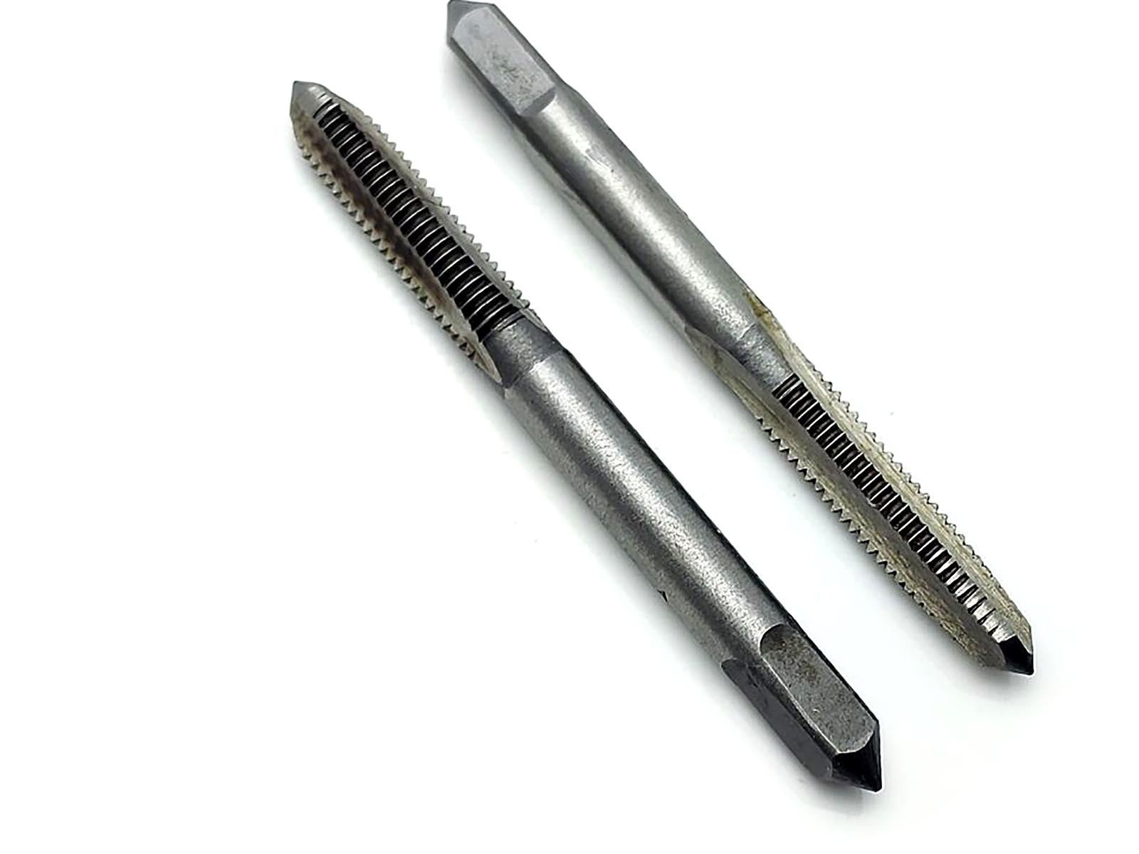 US Stock HSS 5mmx0.8 Metric Taper & Plug Tap Right Hand Thread M5x0.8mm Pitch