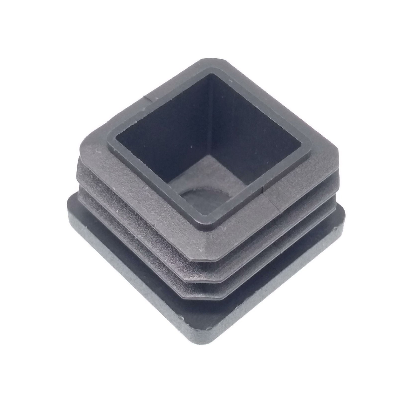 50x Square Plastic Black Blanking End Cap Tube Pipe Inserts Plug Bung 25 x 25mm
