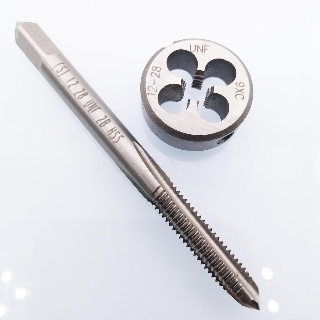HSS 12-28 UNF Tap & 12-28 UNF Die Right Hand