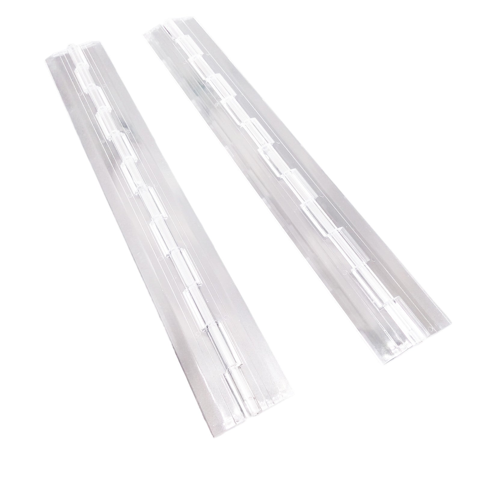 AU Stock 2pcs Clear PMMA Acrylic Plastic Folding PMMA Hinge 300 x 45mm
