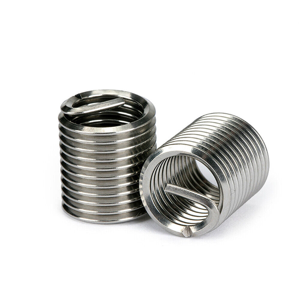 US Stock 50pcs M4 x 0.7 x 1D Thread Insert 304SS Wire Insert Thread Repair