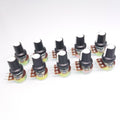 US Stock 10Units 10K B10K OHM Linear Taper Rotary Potentiometer POT White Knob