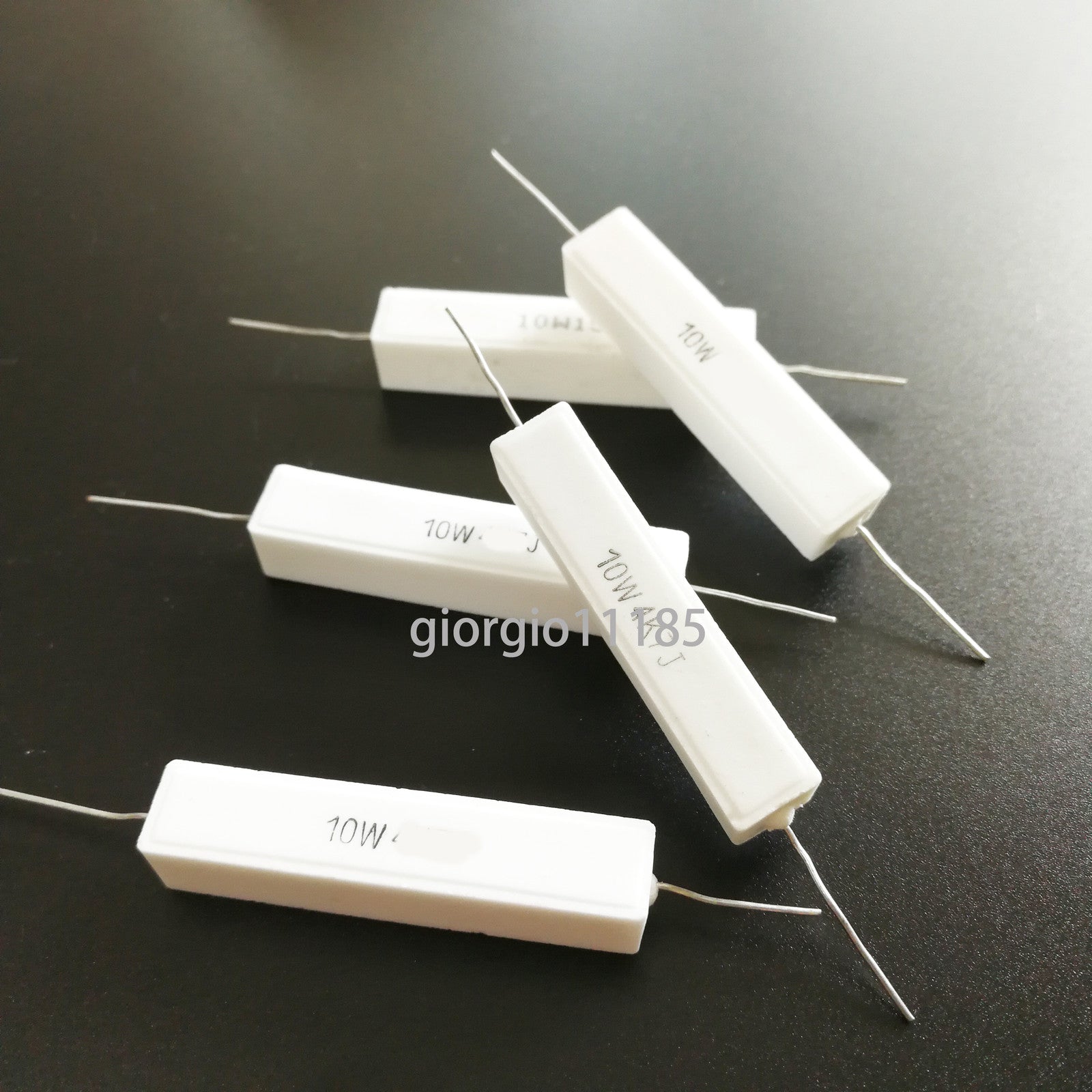 US Stock 5pcs 180 ohm 180RΩJ 10 watt Axial Ceramic Cement Power Resistor 10W