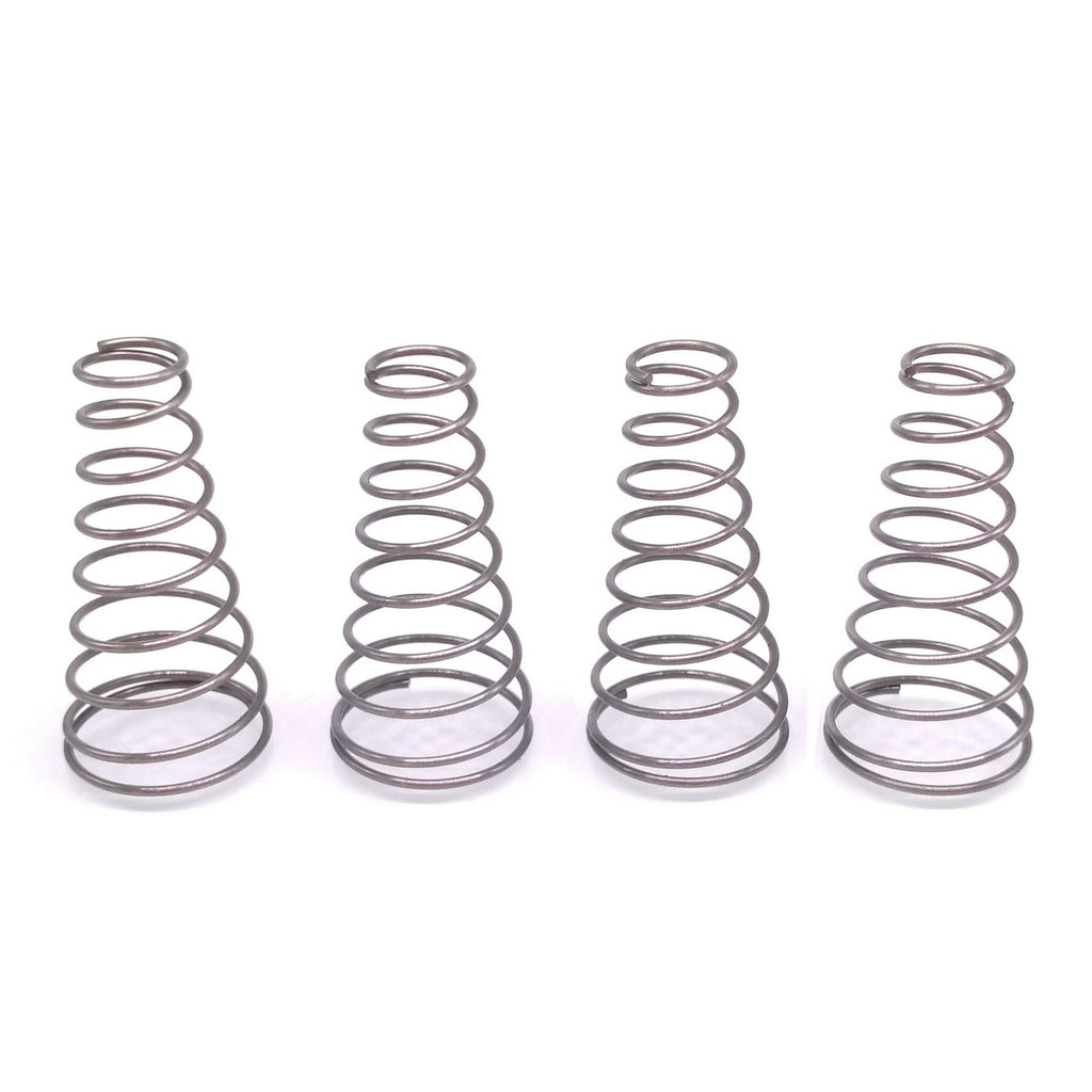 4pcs Wire dia 1.0mm Steel Coil Conical Helical Compression Spring Length 40mm