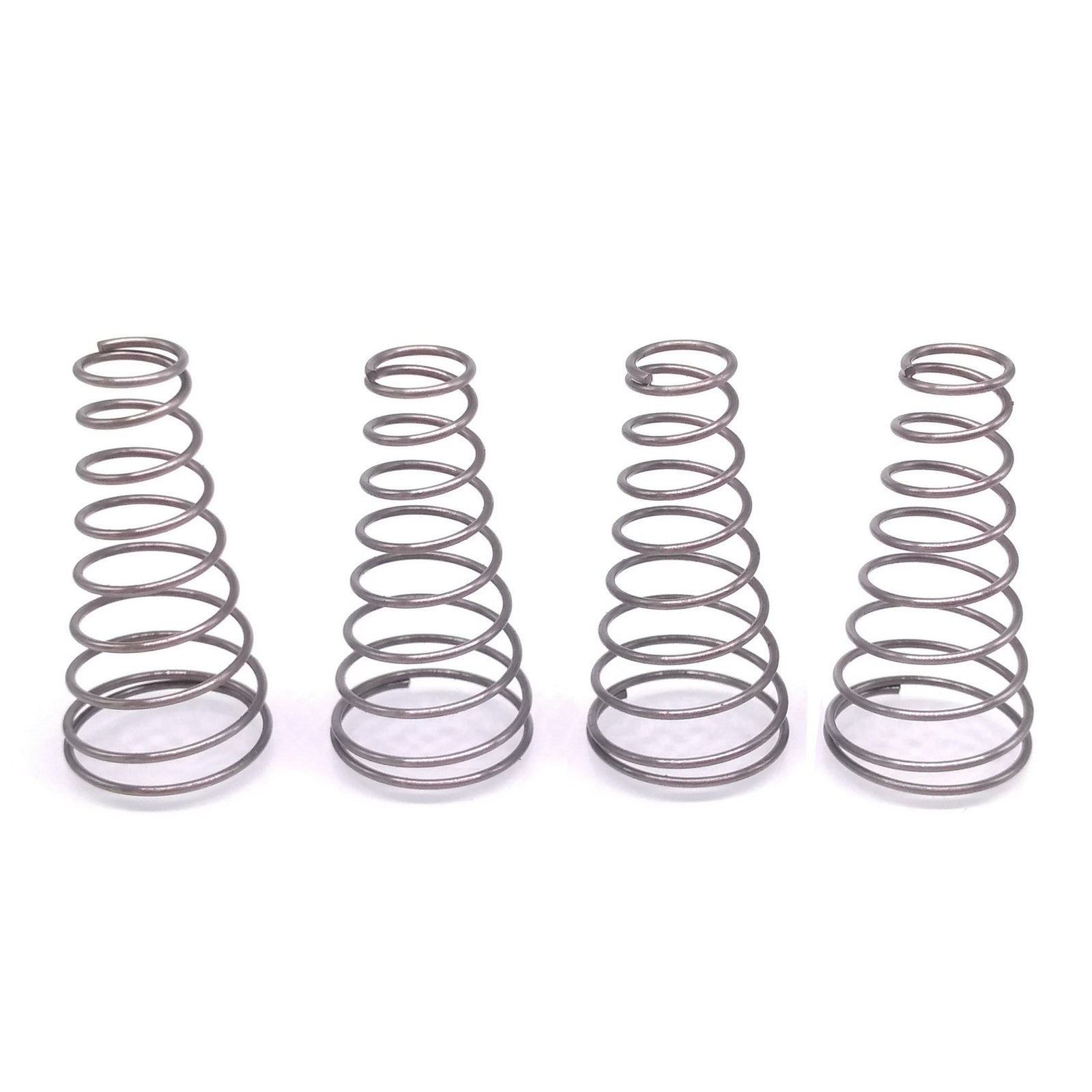 4pcs Wire dia 1.0mm Steel Coil Conical Helical Compression Spring Length 40mm