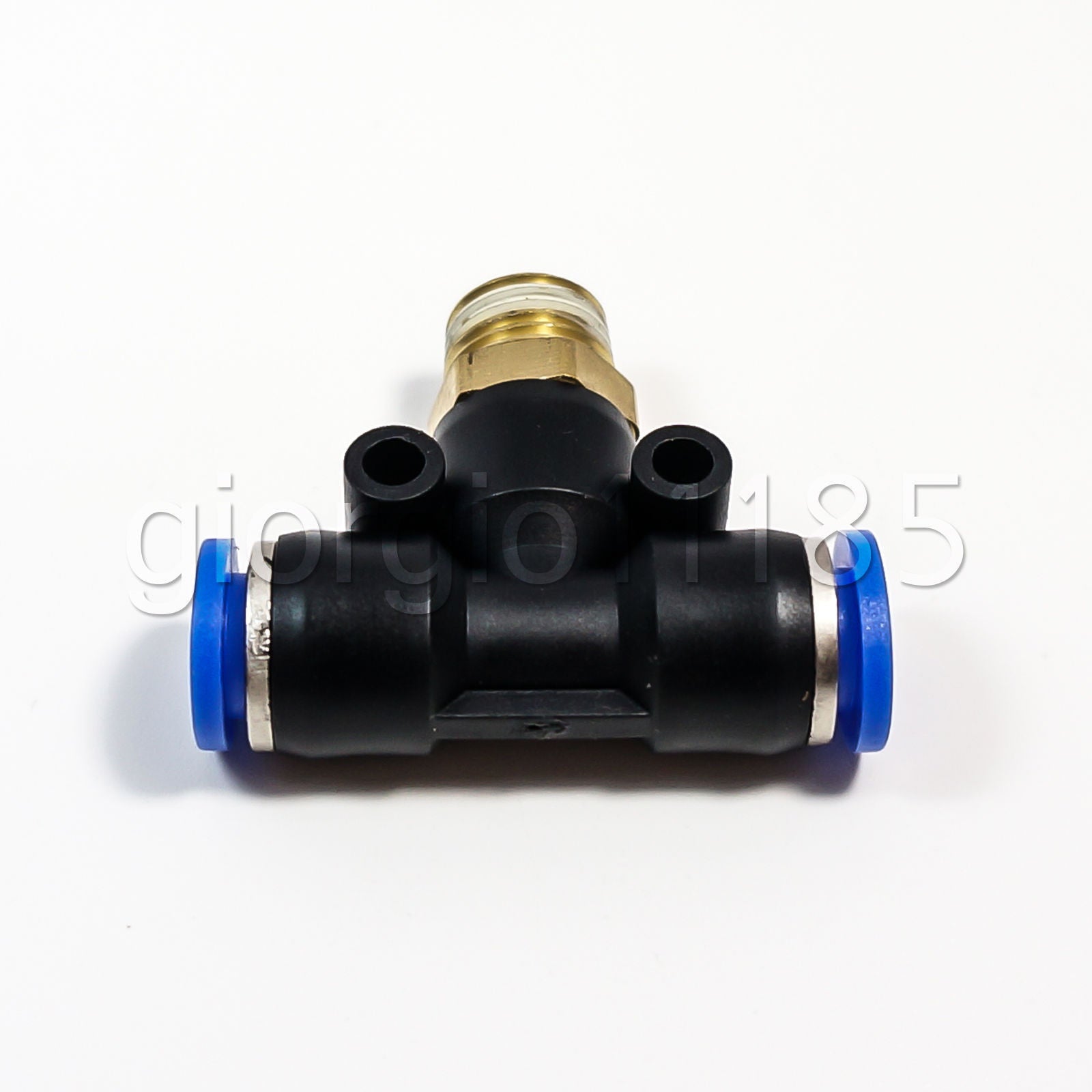 US Stock 10pcs Pneumatic 8mm-1/4" Male Tee T Branch Connector Push In Fitting