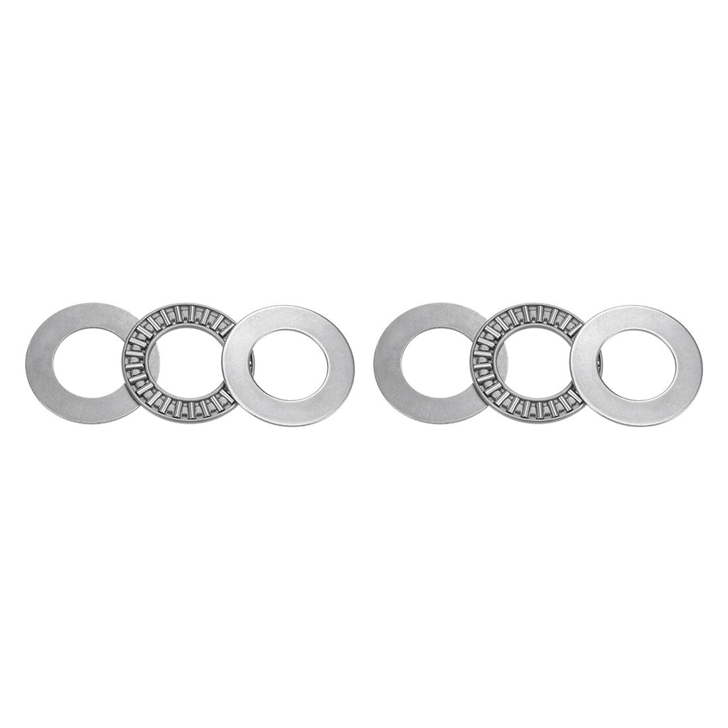 2pcs AXK2035 Thrust Needle Roller Bearings 20x35x2mm with AS2035 Washers