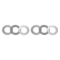 2pcs AXK2035 Thrust Needle Roller Bearings 20x35x2mm with AS2035 Washers