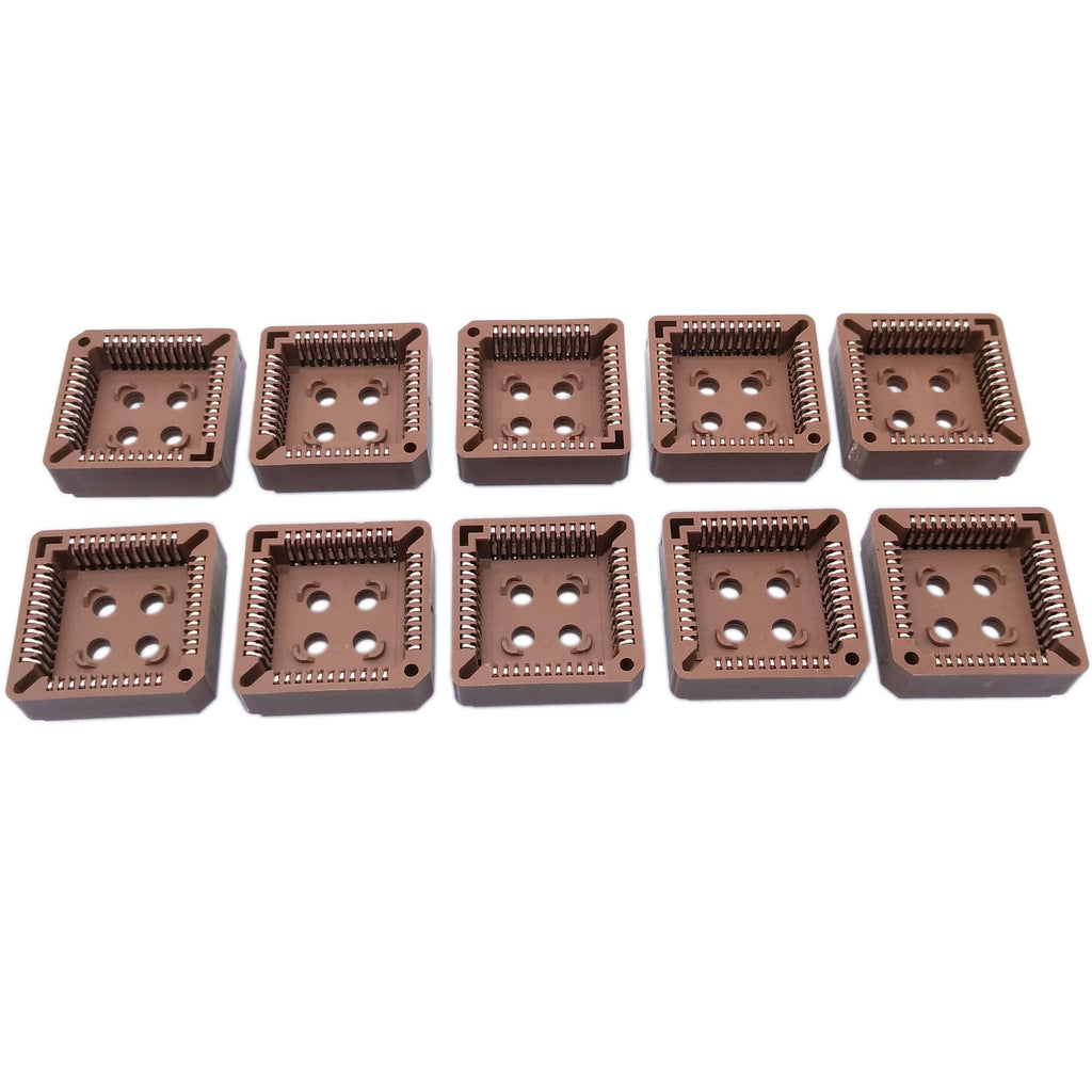 AU Stock  10pcs PLCC44 44 Pin 44Pin DIP IC Socket Adapter PLCC Converter