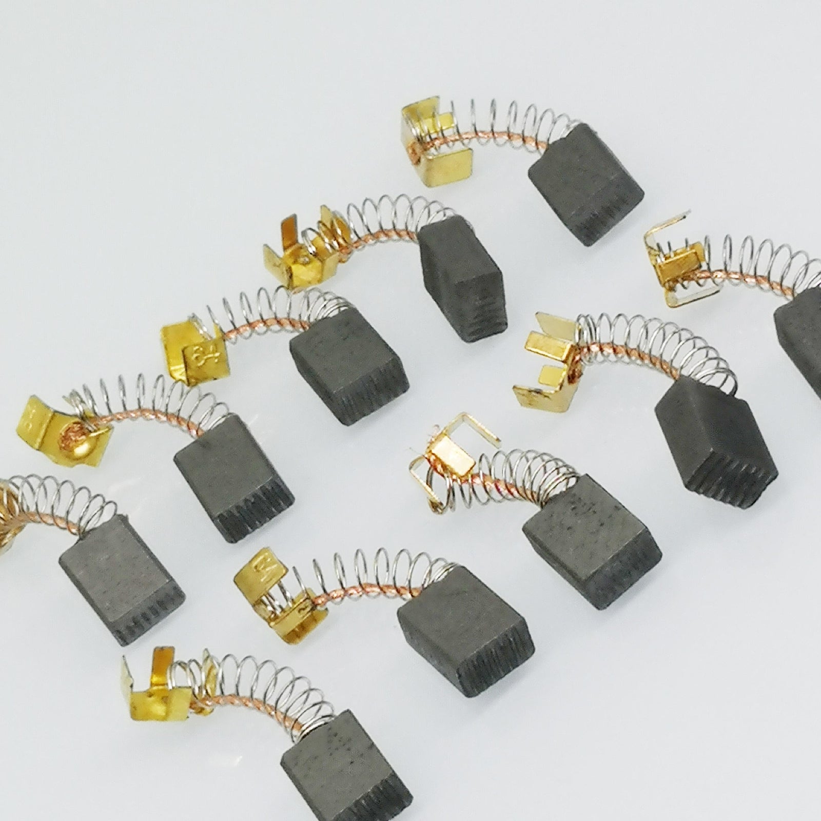 US Stock 10pcs 5mm x 8mm x 12mm Carbon Brushes Motor Brush Set Replacement #64
