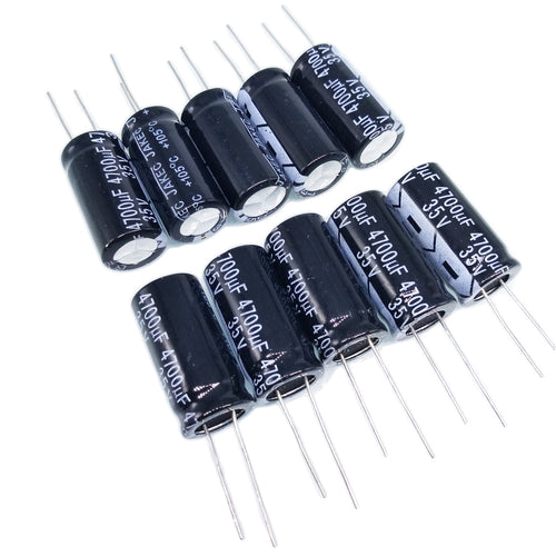 10pcs Electrolytic Capacitors 4700uF 4700mfd 35V +105℃ Radial 16 x 32mm