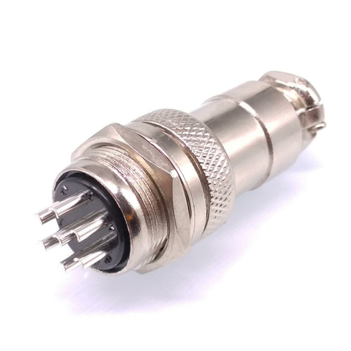 1Set GX20 7Pin 20mm Panel Mounting Metal Aviation Connector Plug + Socket