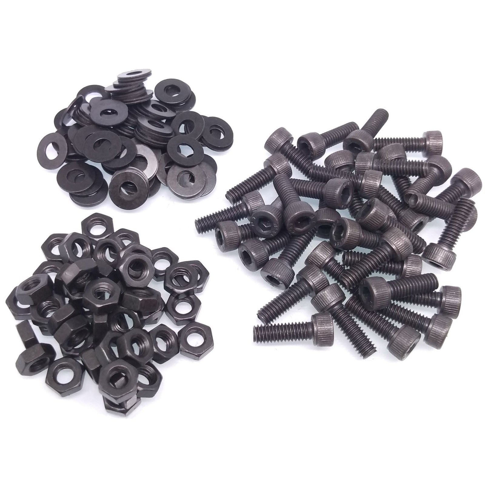 200x M4 x 12mm Socket Head Cap Screws Alloy Steel Allen Socket Drive Nuts Washer