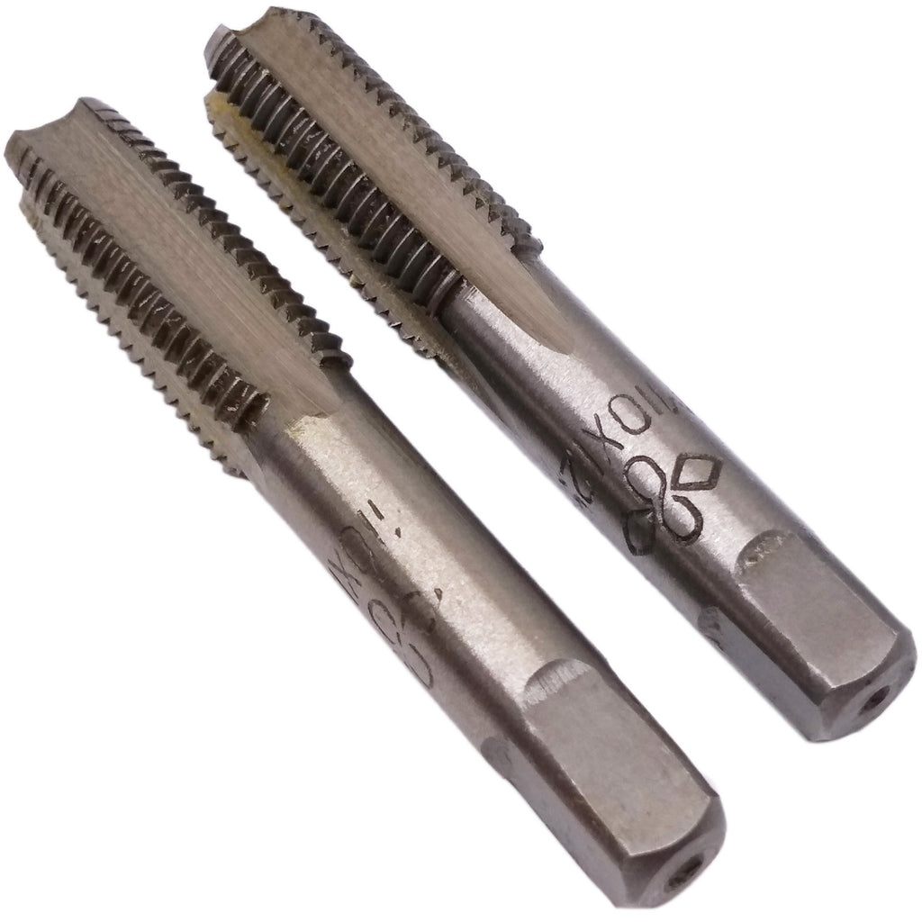 US Stock HSS 10mm x 1.25 Metric Taper & Plug Tap Right Hand Thread M10 x 1.25mm