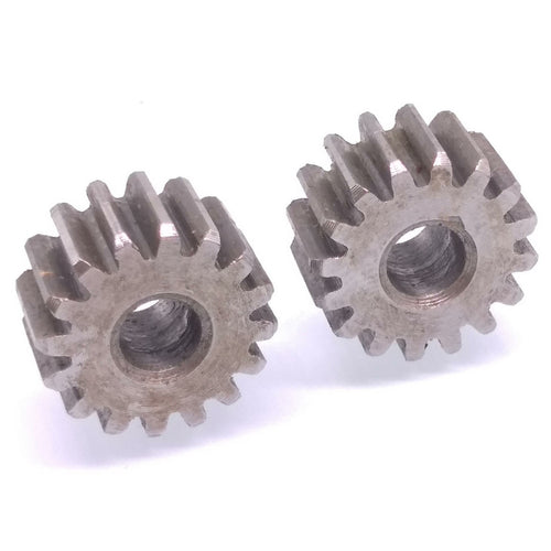 2pcs 1 Mod 16T Spur Gear 45# Steel Motor Pinion Gear Thickness 10mm
