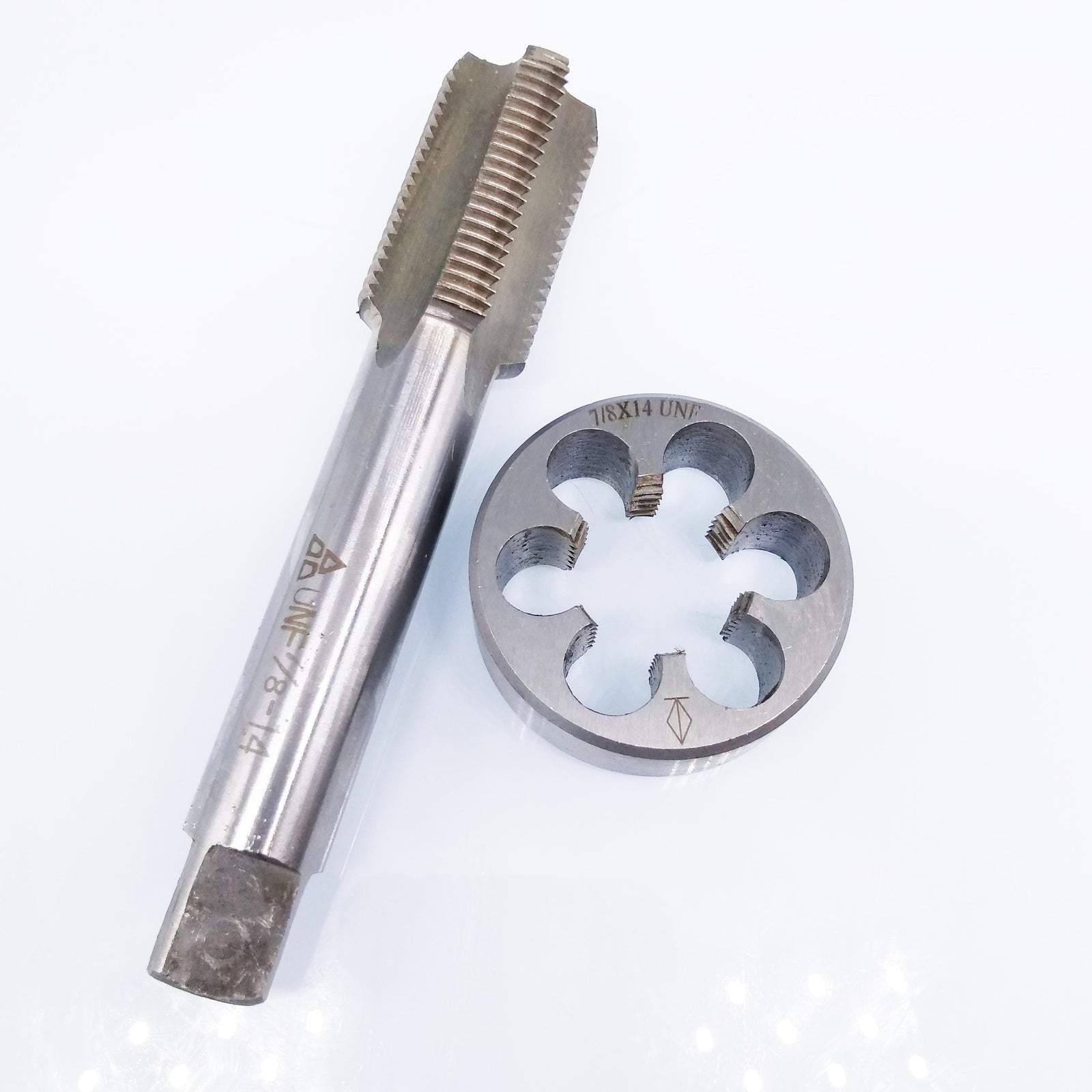 US Stock HSS 7/8-14 UNF Tap & 7/8-14 UNF Die Right Hand