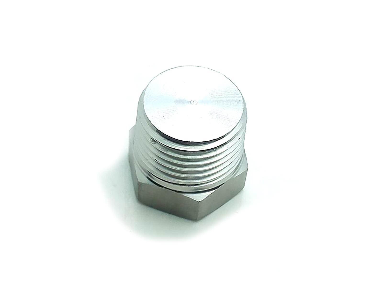 US Stock 2pcs 1/2" NPT Male 304 Stainless Steel Cast Pipe Fitting Hex Head Plug