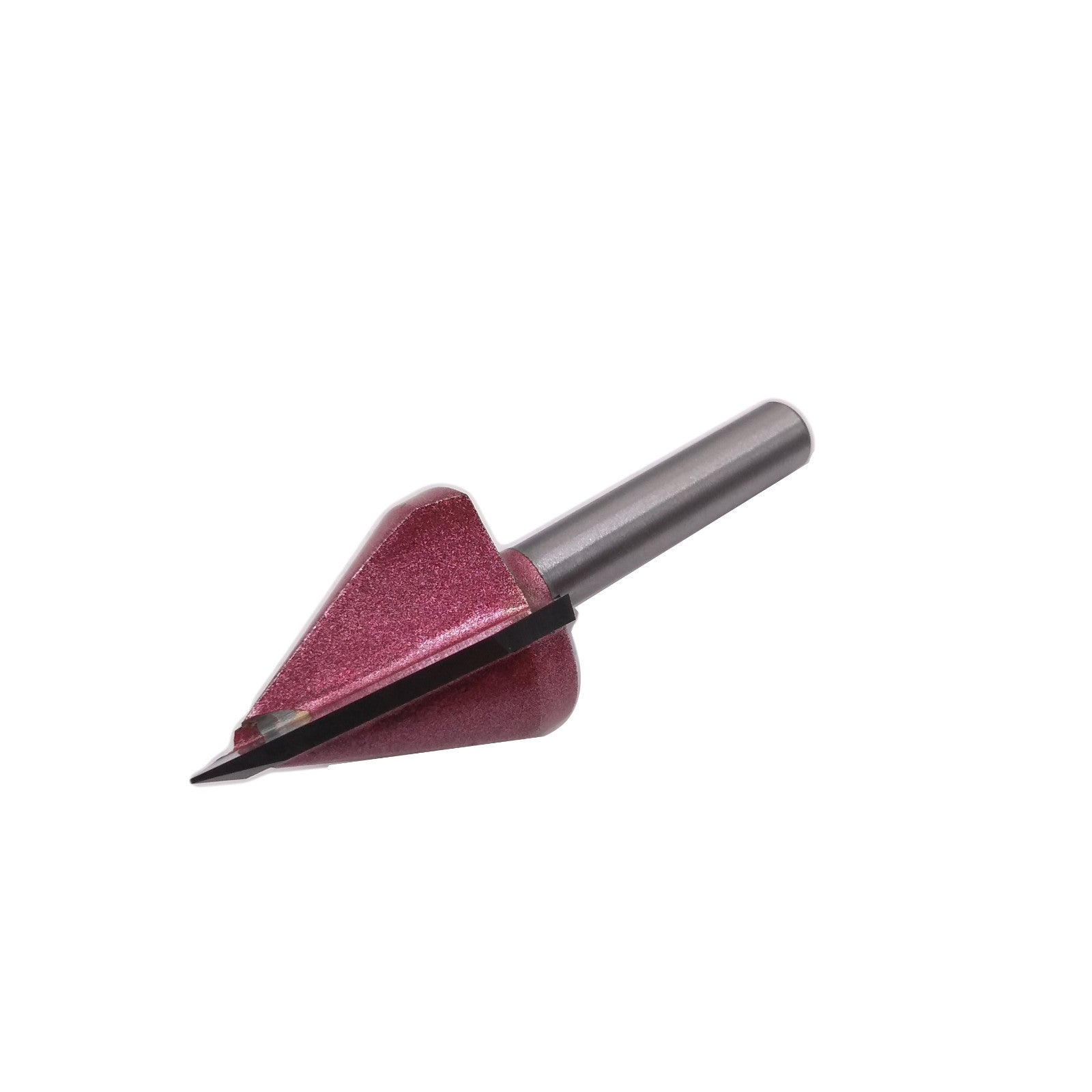 US Stock 3D 60 Degree Router End Mill CNC Engraving V Groove Bit 6x22mm 2V62260