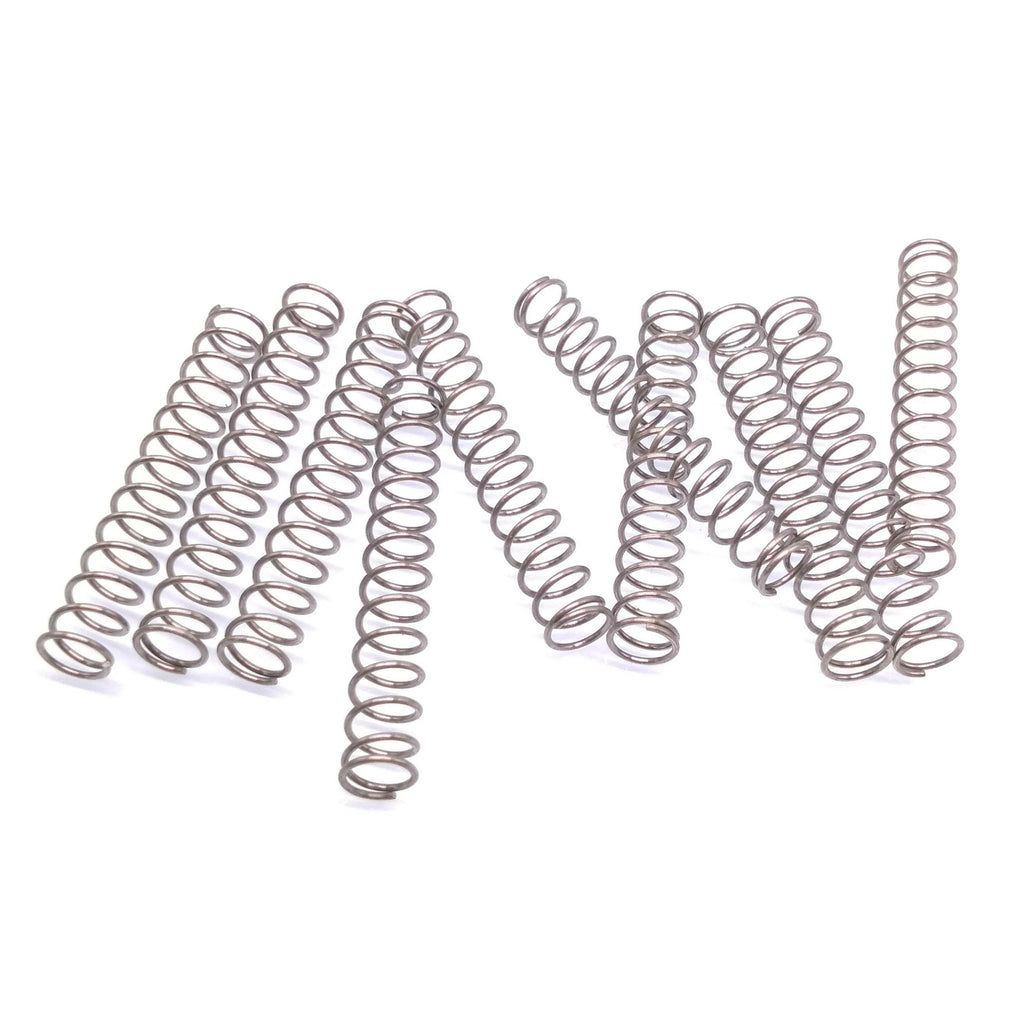 10pcs 0.8mm x 8mm x 50mm Stainless Steel Compression Spring Pressure Spring