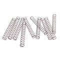 10pcs 0.8mm x 8mm x 50mm Stainless Steel Compression Spring Pressure Spring