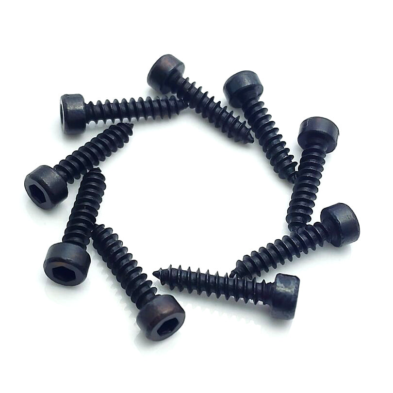 US Stock 50x  M2.5 12mm Alloy Steel Allen Hex Socket Head Cap Self-Tapping Screw