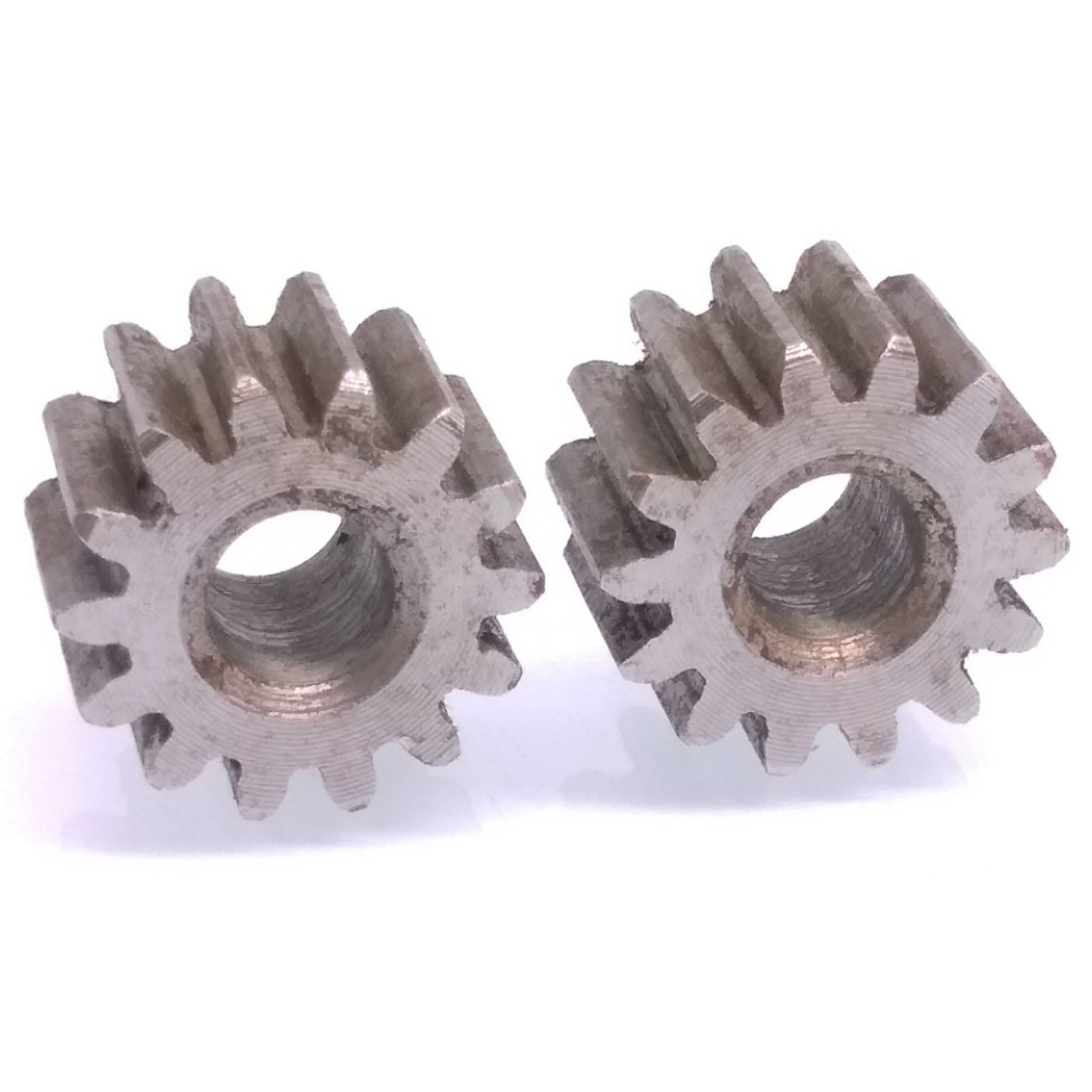 2pcs 1 Mod 15T Spur Gear 45# Steel Motor Pinion Gear Thickness 10mm