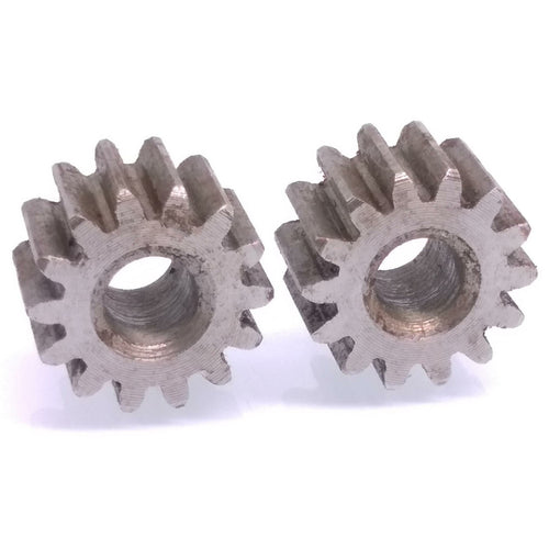 2pcs 1 Mod 15T Spur Gear 45# Steel Motor Pinion Gear Thickness 10mm