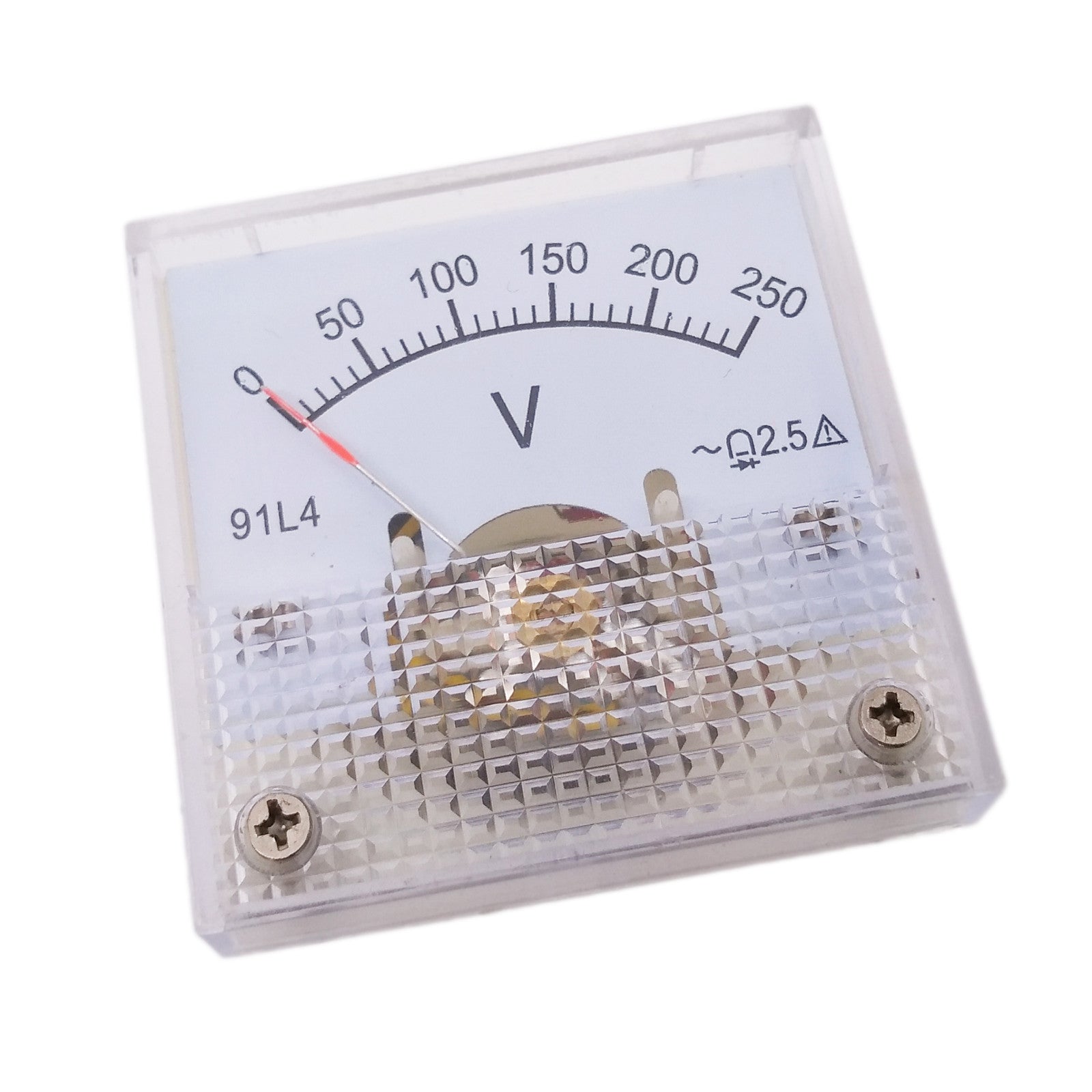 AU Stock  AC 0~250V Square Analog Volt Pointer Needle Panel Meter Voltmeter 91L4