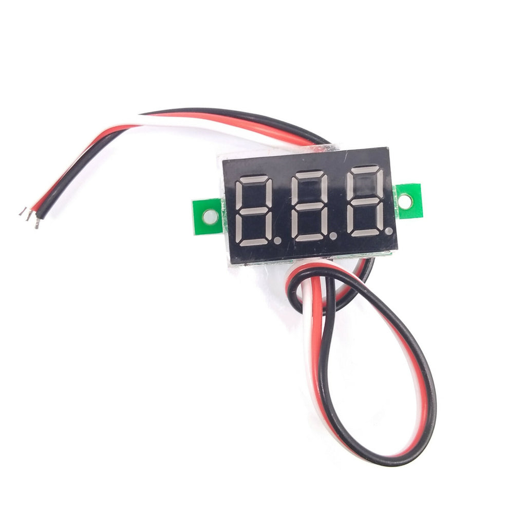 US Stock Ultra small Blue LED Volt Voltage Meter Voltmeter DC 0-99.9V 100V