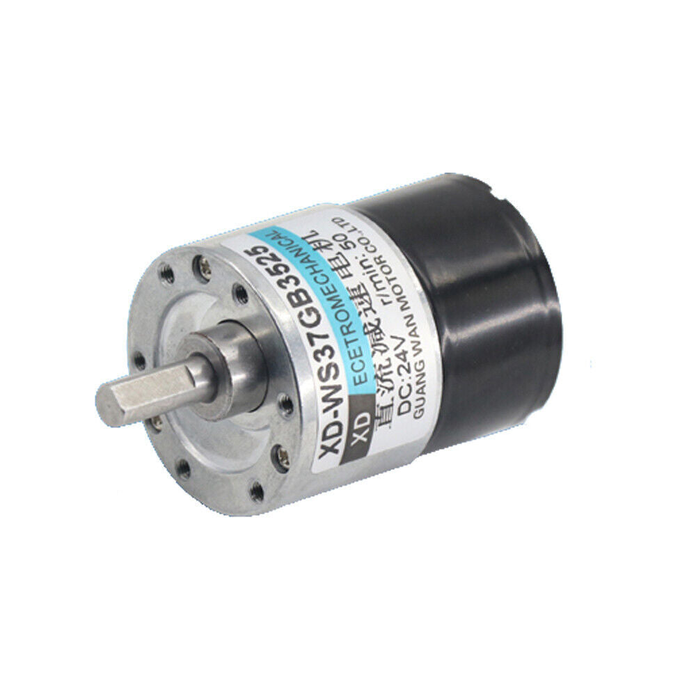 37mm DC 24V Brushless Gearmotor Gearbox Motor Metal Gear 5RPM 37GB3525