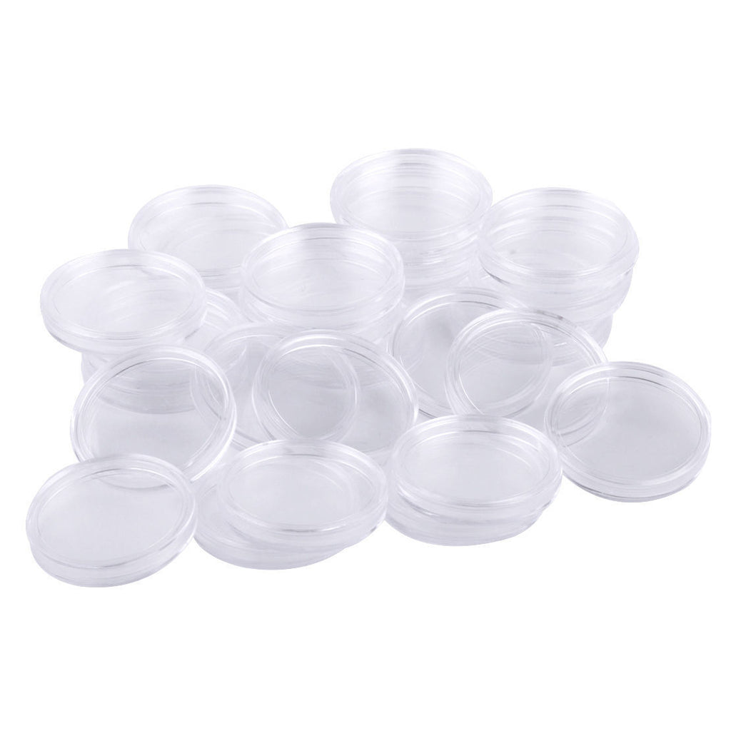 25pcs 38mm Airtight Capsule Coin Holder Case Box