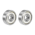 2pcs 607ZZ Deep Groove Ball Bearing 6x19x7mm Double Shield Chrome Bearing
