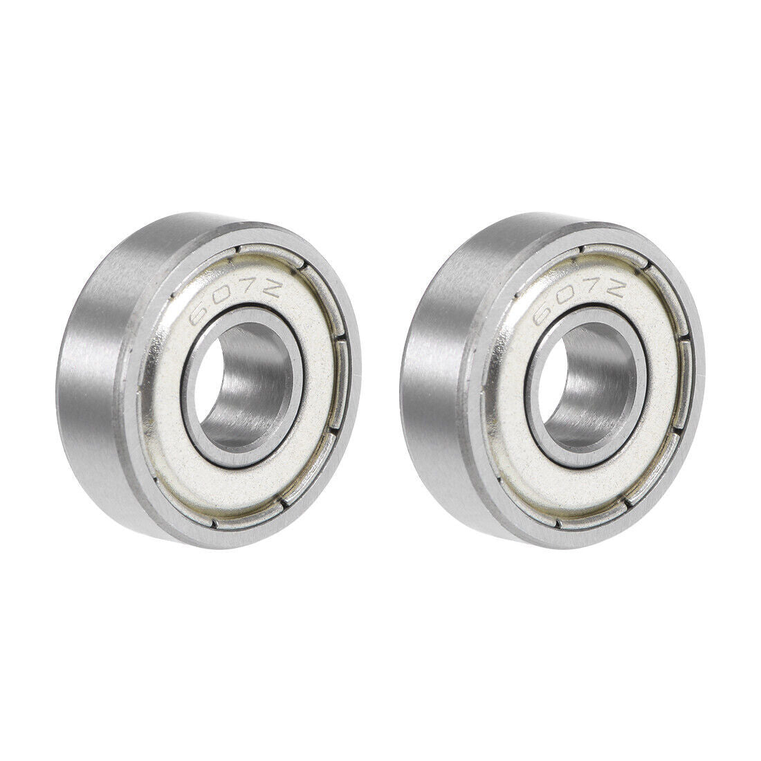 2pcs 607ZZ Deep Groove Ball Bearing 6x19x7mm Double Shield Chrome Bearing
