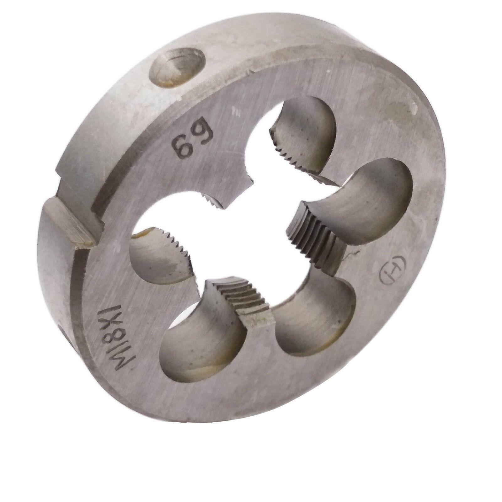 AU Stock HSS M18 x 1mm Taper & Plug Tap & M18 x 1mm Die Metric Thread Right Hand
