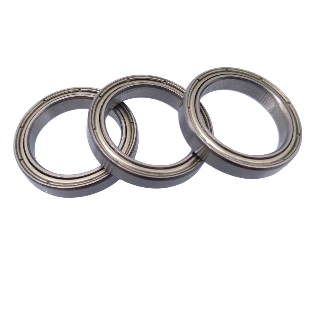 US Stock 10pcs 6703ZZ Deep Groove Metal Double Shielded Ball Bearing 17x23x4mm