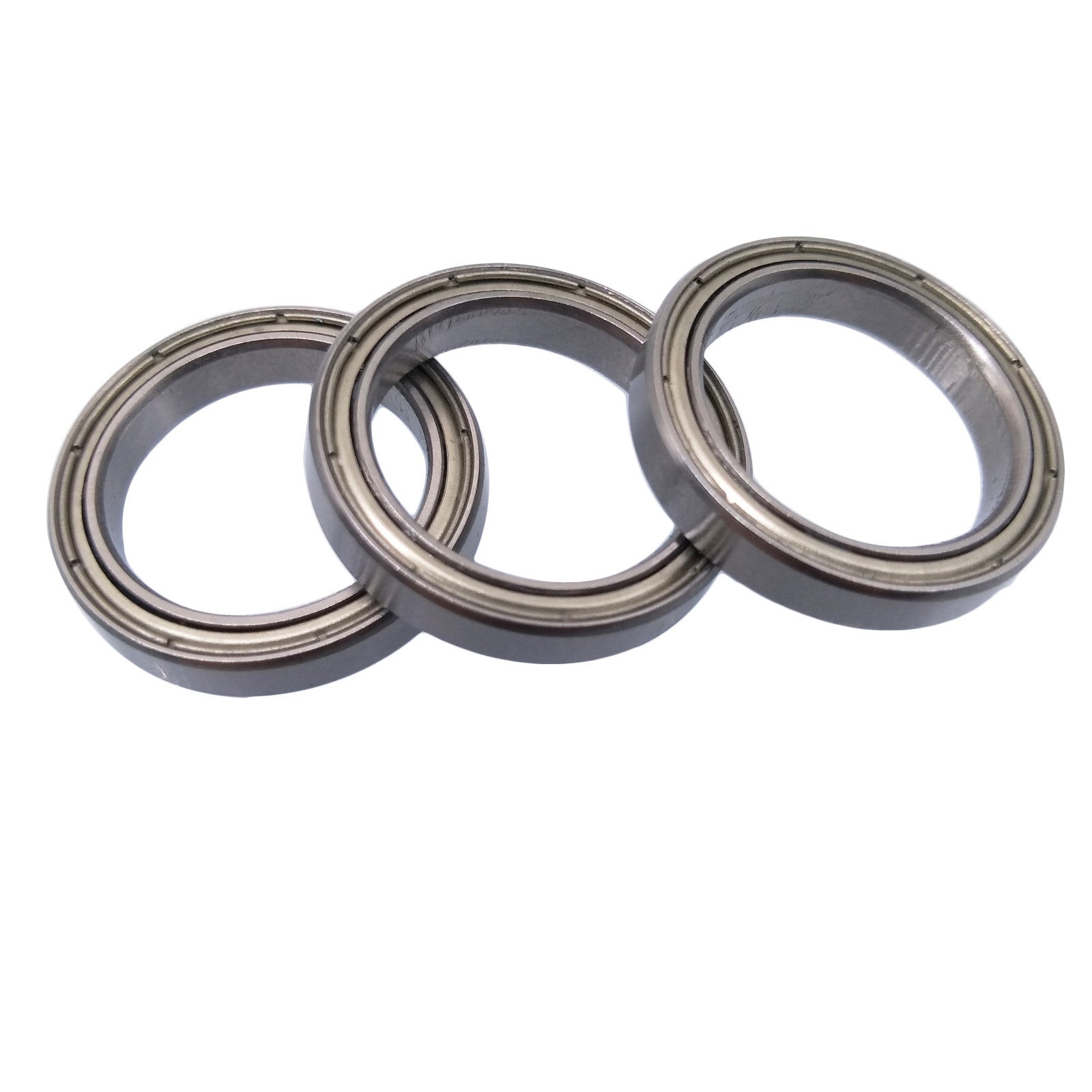 US Stock 10pcs 6703ZZ Deep Groove Metal Double Shielded Ball Bearing 17x23x4mm