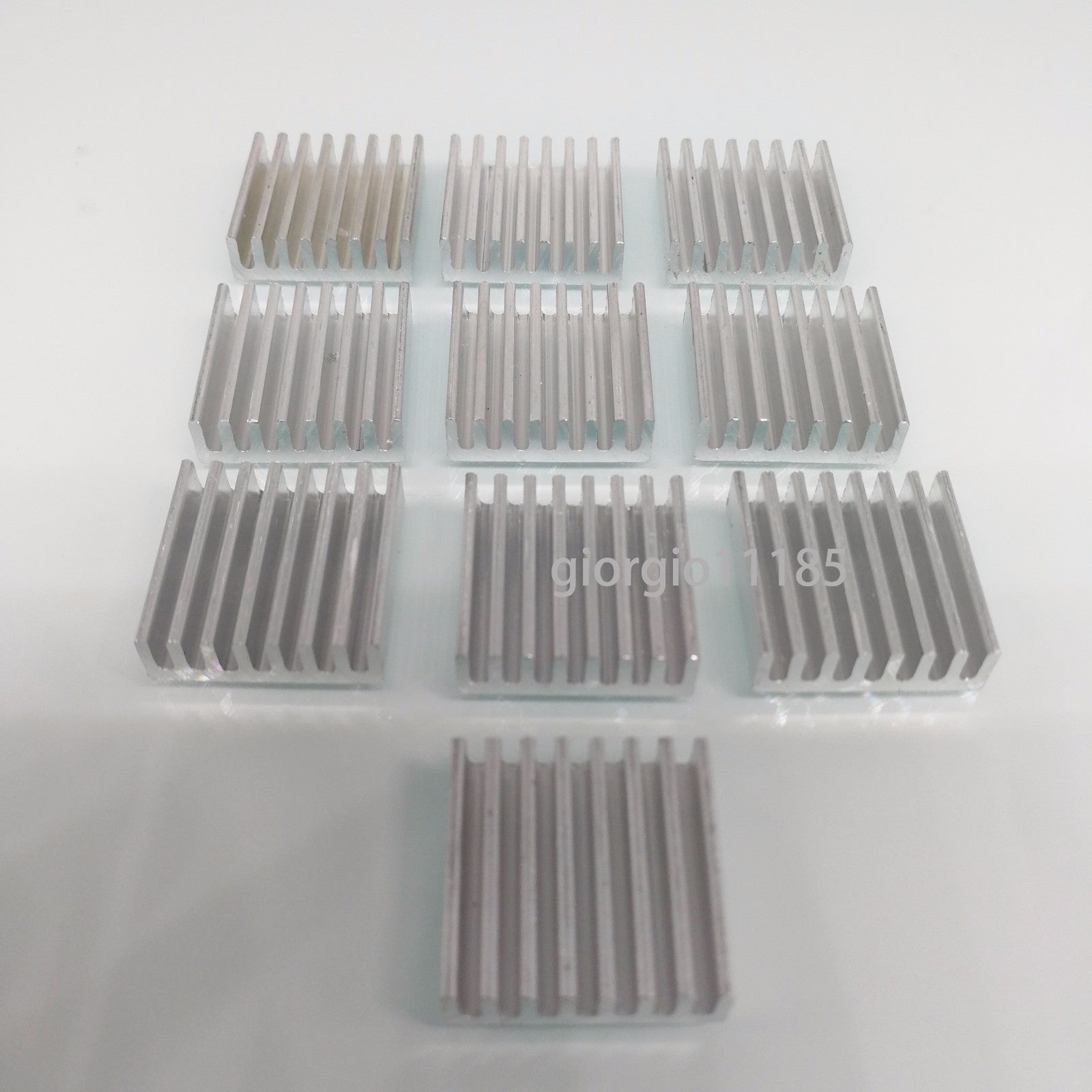 10pcs 20 x 20 x 6mm Heat Sink Cooling Aluminum Heatsink CPU IC LED
