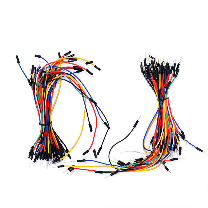 65pcs Solderless Breadboard Jumper Wire Leads Links Bundle Kit Arduino PCB Test