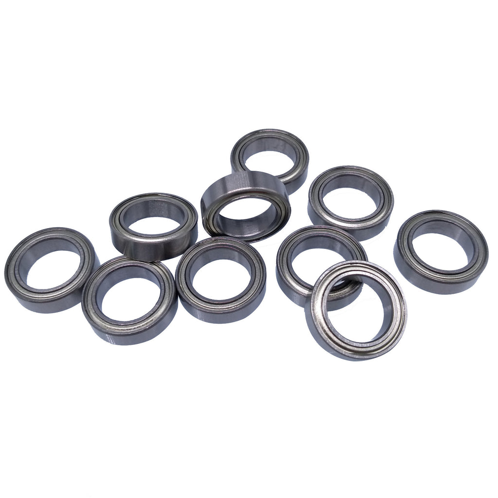 US Stock 10pcs 6700ZZ Deep Groove Metal Double Shielded Ball Bearing 10x15x4mm