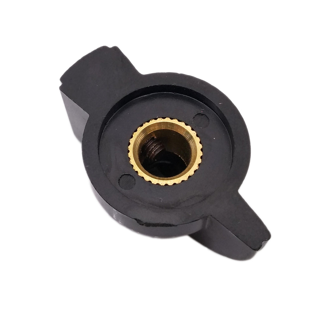 US Stock 10pcs 6mm 15/64" Shaft Hole Dia Potentiometer Pot Pointer Knobs Caps #1