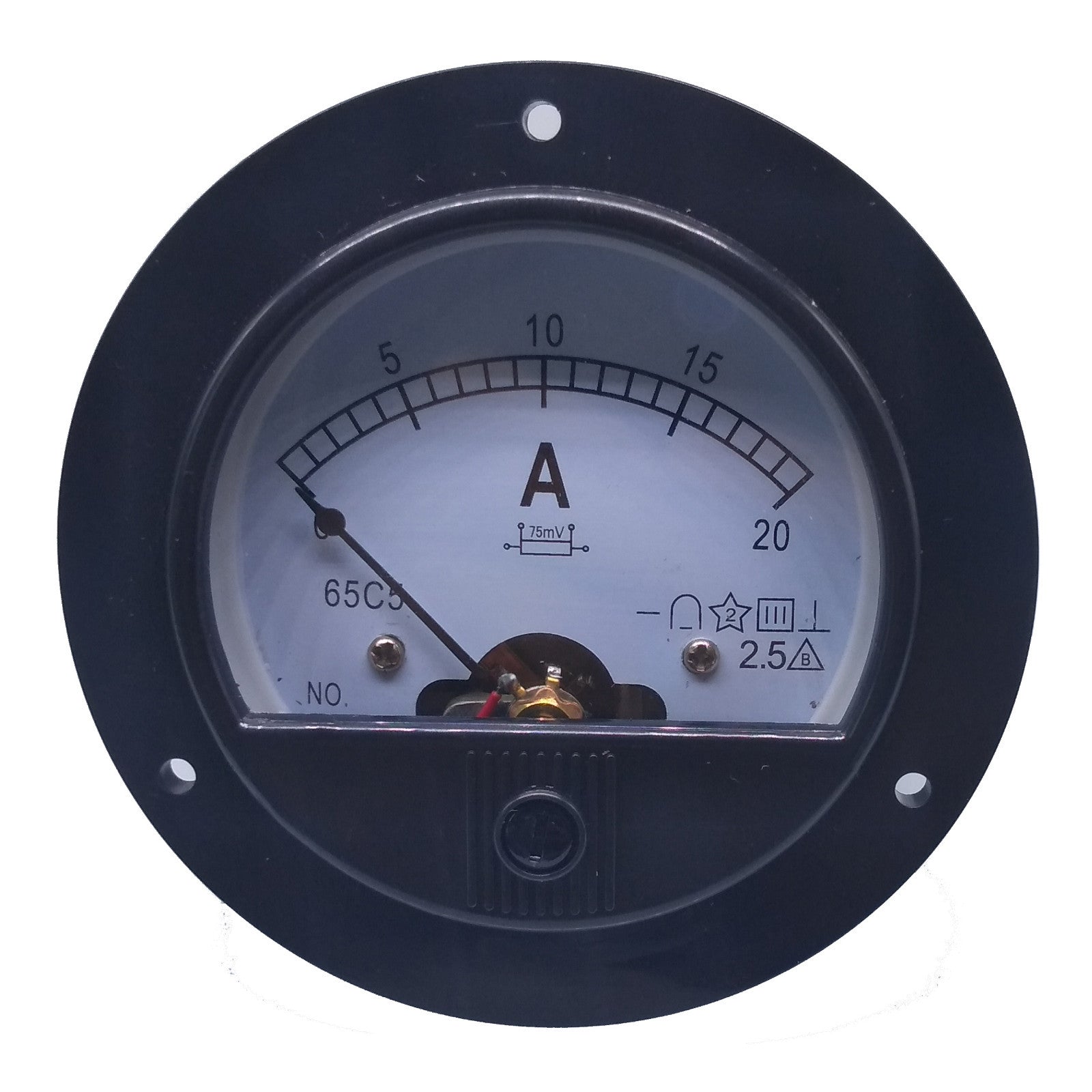 US Stock DC 0~20A Analog AMP Current Pointer Needle Panel Meter Ammeter & Shunt