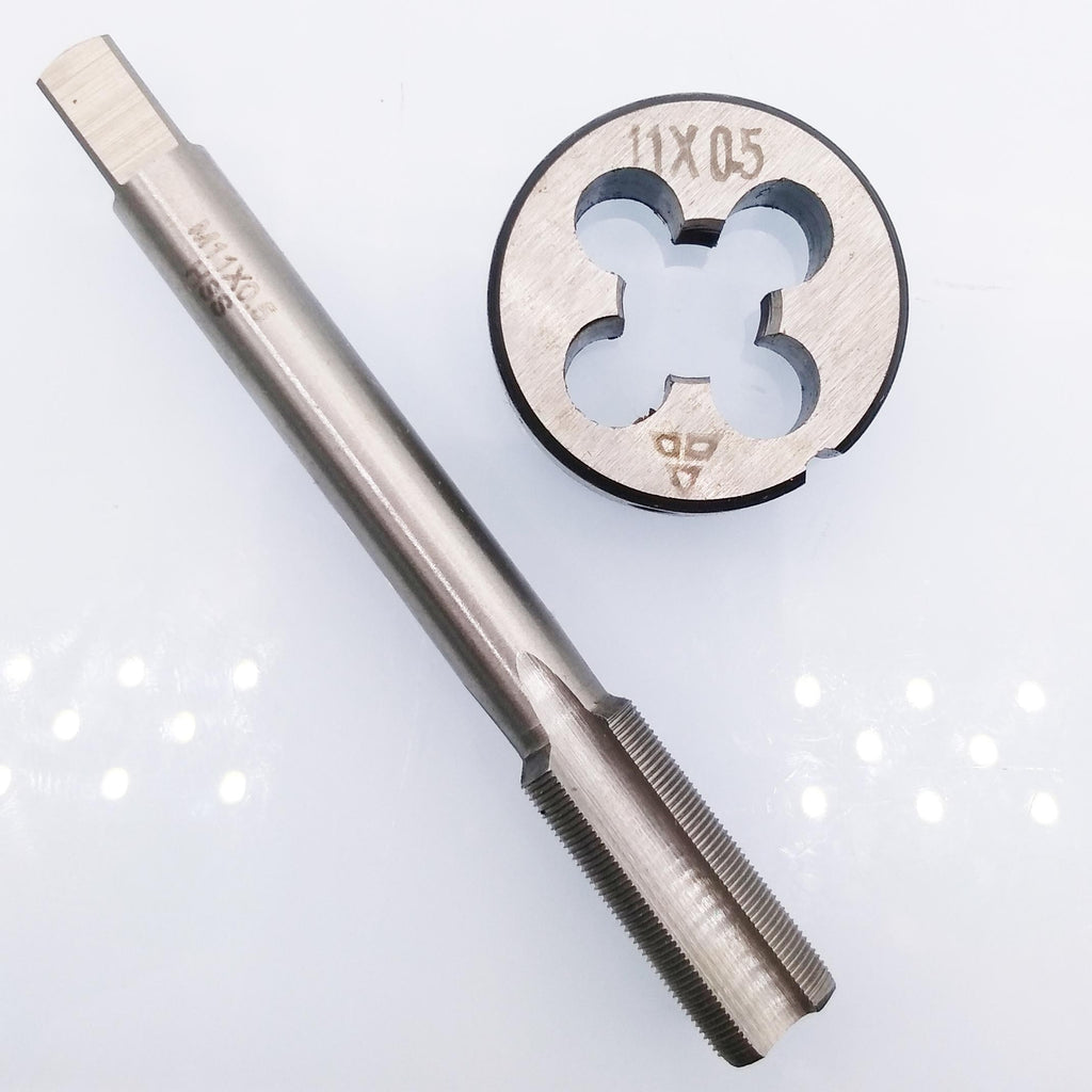 US Stock HSS M11 x 0.5mm Tap & M11 x 0.5mm Die Metric Thread Right Hand