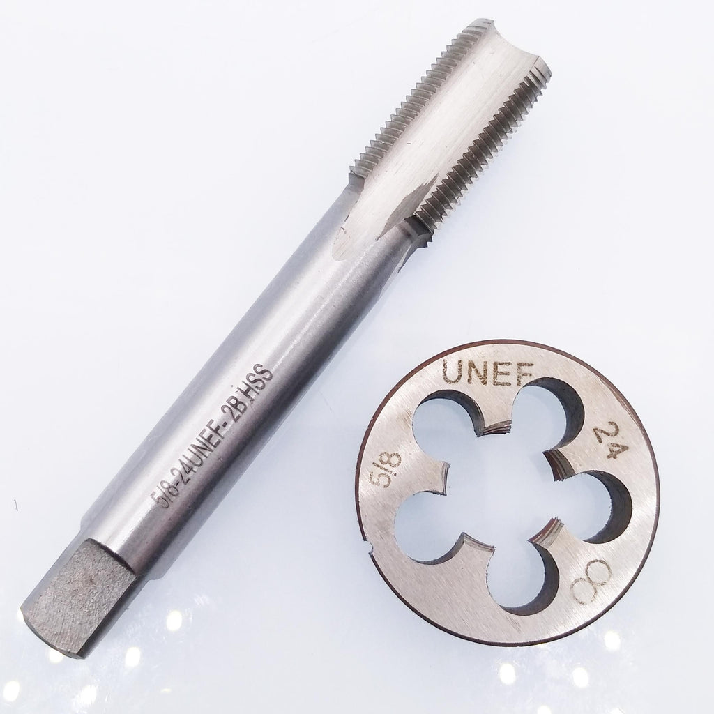 US Stock HSS 5/8-24 UNEF Tap & 5/8-24 UNEF Die Right Hand